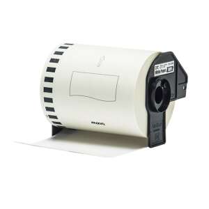 Brother DK-22246 label tape, black on white, continuous paper tape, 103mm wide, 30.48m - Brother Label Maker and Tape