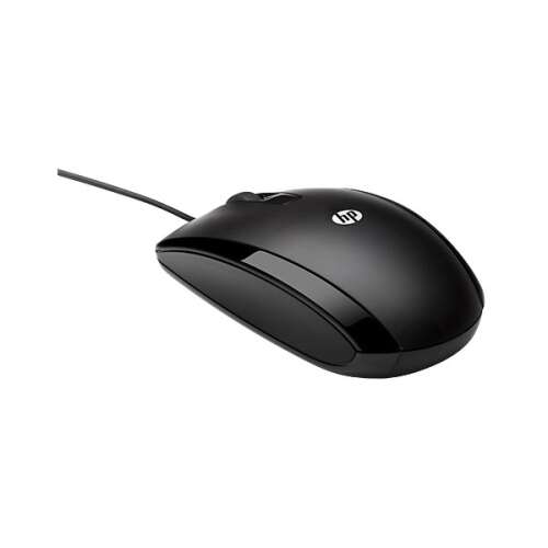 HP X500 Wired Mouse, Black, 1000 DPI, 3 Buttons, USB