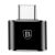 Baseus USB-USB Type-C 2.4A adapter (black) 40389541