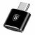 Baseus USB-USB Type-C 2.4A adapter (fekete) 40389541