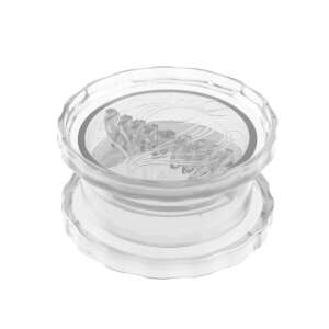 Clear plastic garlic press, manual garlic crusher, kitchen tool - Handheld slicer