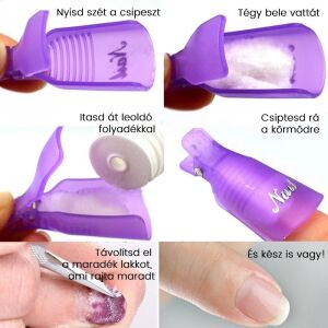 Gellack-Entferner Clips 126384004 - Maniküre & Pediküre