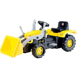 Dolu Pedal Tractor with Excavator Bucket, 106cm #yellow-black