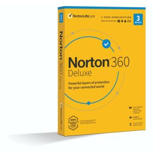 NortonLifeLock Norton 360 Deluxe 25GB HU 1 felhasználó 3 eszköz 1 év licence