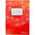 Victoria A4 grid notebook, 32 pages, red cover with colorful icons