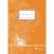 Victoria A4 grid notebook, 32 pages, orange cover with white swirls