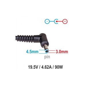 Akyga Notebook Tápegység Univerzális+Dell pin 90W (AK-ND-53)