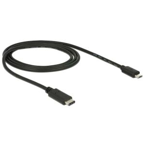 Kabel USB Typu C do Micro-B Delock - 1m Czarny - Kabel danych