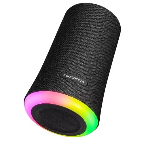 Angewinkelte Ansicht des wasserdichten Anker Soundcore Flare II Lautsprechers