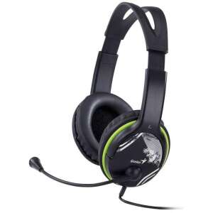 Genius HS-400A Green Gaming Headset with Microphone - Peripheral