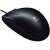 Logitech B100 Wired Optical Mouse, Black, side view
