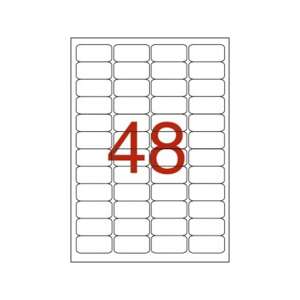 Apli etikett, 45,7x21,2 mm, poliészter, időjárásálló, kerekített sarkú, , 960 etikett/csomag 12112