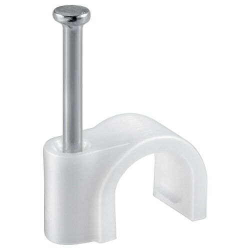 Suport cablu flop rotund 16mm 100buc Goobay 112162500