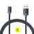 Cablu Lightning Baseus Crystal Shine Series, 2.4A, negru