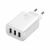 Baseus AC charger, Compact charger 3XUSB, 17W, EU, white (CCXJ020102) 112168508