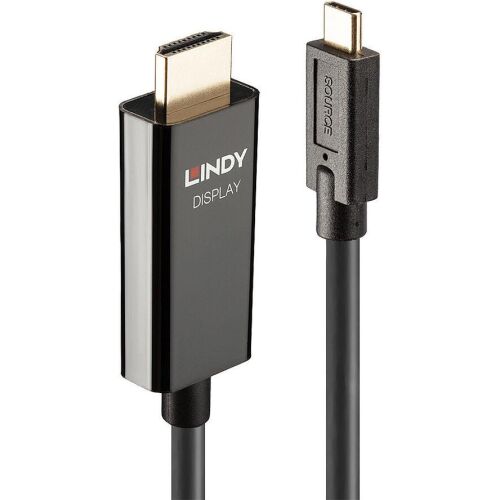 Lindy 43315 kabel konwertera wideo 5 M USB typ C HDMI typ A (Standard) Czarny (43315) 112177704