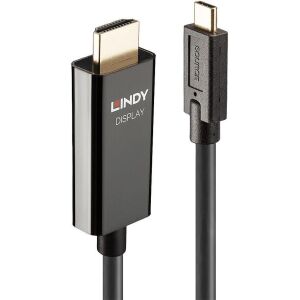 Lindy 43315 video pretvarač kabel 5 M USB tip C HDMI tip A (Standard) Crna (43315) 112177704 - Adapter
