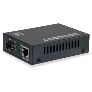 LevelOne GVT-2012 convertor media de rețea 1000 Mbit/s Negru (GVT-2012) 112177724 - Convertoare media