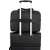 Samsonite Mysight 14.1 inch laptop bailhandle bag attached to luggage trolley
