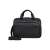 Front view of Samsonite Mysight 14.1 inch black laptop bag with shoulder strap