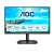AOC 22B2H 21.5 Zoll Full HD VA Monitor, schwarz, Frontansicht, Funktionen sichtbar