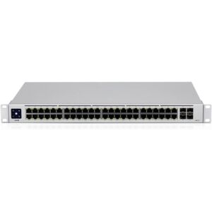 Front view of Ubiquiti UniFi Switch Gen2 48-Port PoE Network Switch - Ubiquiti