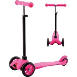 Triciclu Scooter cu frâne și ghidon reglabil #pink 39839806 Role, Trotinete pentru copii