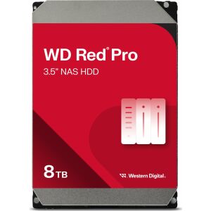 WD Red Pro 8TB NAS Hard Drive - High Performance 3.5 inch SATA HDD - Internal Hard Drife