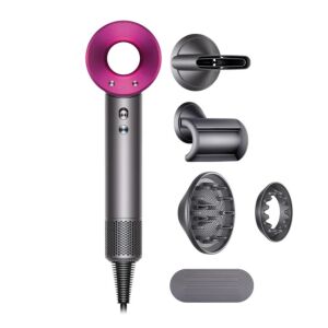 Profesjonalna suszarka do włosów, silnik cyfrowy 2000 W, 4 akcesoria w zestawie, dysze magnetyczne, mocna jonizacja, 4 poziomy temperatury, 3 poziomy prędkości, cicha, odłączany filtr powietr