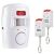 Biztonsagi Riaszto wireless motion detector alarm kit with remote controls