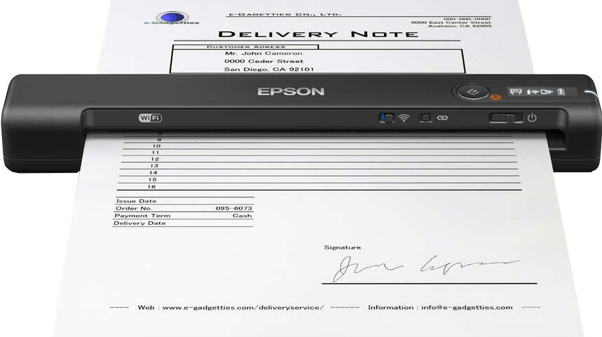 Epson workforce es-60w mobil/hordozható szkenner, b11b253401