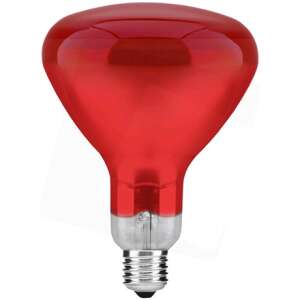 Lampă de încălzire cu infraroșu Avide 100W Roșu Complet E27, R125, 220-240V - Becuri
