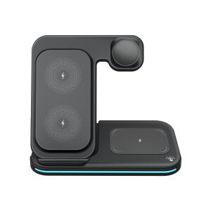 Stație de încărcare wireless 3-în-1 pentru iPhone, Apple Watch și AirPods - OEM Încărcătoare wireless
