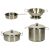 Toy metal pots and pans from the Ikonka kitchen set