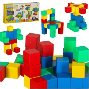 Educational magnetic cube building blocks 32 el. 112823034 - JM