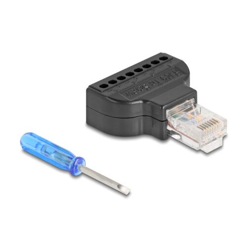 Delock RJ45 - Sorkapocs Adapter Csavarhúzóval