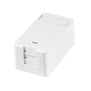 Logilink Felületre szerelhető doboz 1 Keystone csatlakozóhoz, rugós redőnnyel 112257359 - Logilink