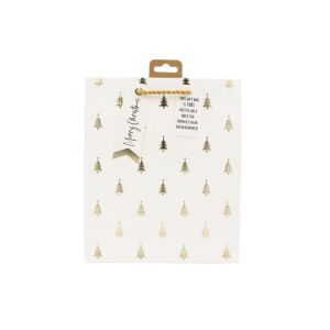 Papierová darčeková taška, kolekcia Clairefontaine od Eurowrap, 25x21,5 cm, 10 cm vlnovec, Brazi emboss 112258717 - Darčekové balenie