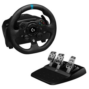 Logitech G923 racing wheel and pedals for Xbox and PC - Gaming Steering Wheel