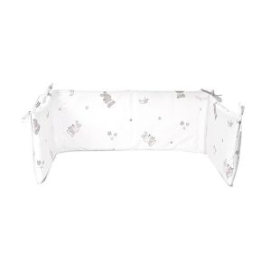 Lorelli Little Rabbits Gray Rácsvédő - 140x27 cm - Dekoráció