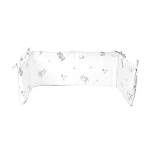 Lorelli Little Rabbits Gray Rácsvédő - 140x27 cm