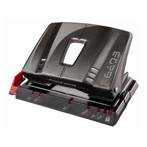 Maped Office Advanced 25 Sheet Metal Hole Punch, dark grey, 2 hole