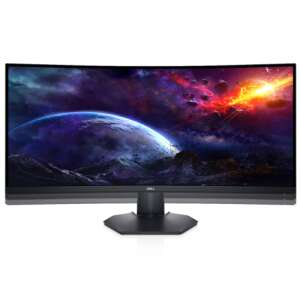 DELL S Series S3422DWG 34 inch curved WQHD monitor, black - Dell Monitor