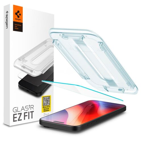 Spigen Glas.tR EZ Fit iPhone 16 Pro Max képernyővédő, átlátszó edzett üveg applikátorral - Spigen