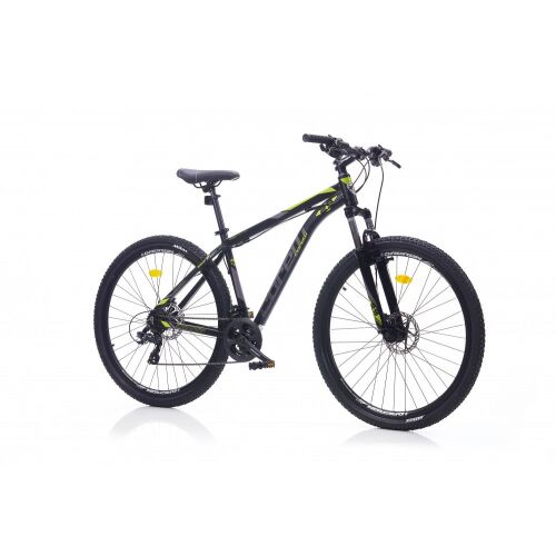 Corelli Felix 2.3 29er mountain bike, fekete és sárga, 18 hüvelykes váz