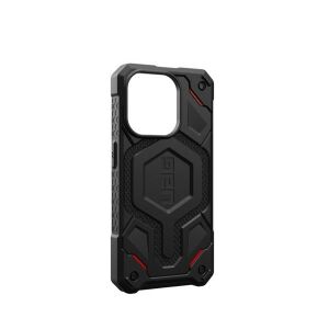 UAG Monarch Pro MagSafe iPhone 15 Pro Hülle - Kevlar Schwarz - Handyhüllen