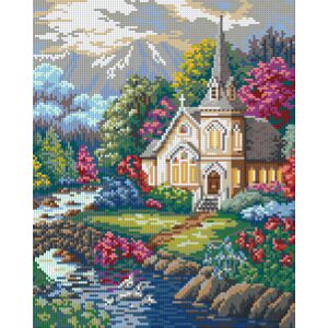Pixel szett 9 normál alaplappal, színekkel, templom (809015) 112553771 - Művészet & Hobbi