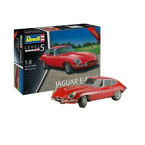 Revell Jaguar E-Type 1:8 méretarányú modellkészlet, 272 alkatrész, limitált kiadás - Modell, makett