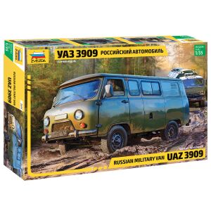 Zvezda UAZ 3909 Russian Military Van 1:35 makett harcjármű (3644) 122839406 - Kreatív & Építő játék