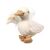 BabyOno Zoe Goose Plush Rattle Toy with motion blur